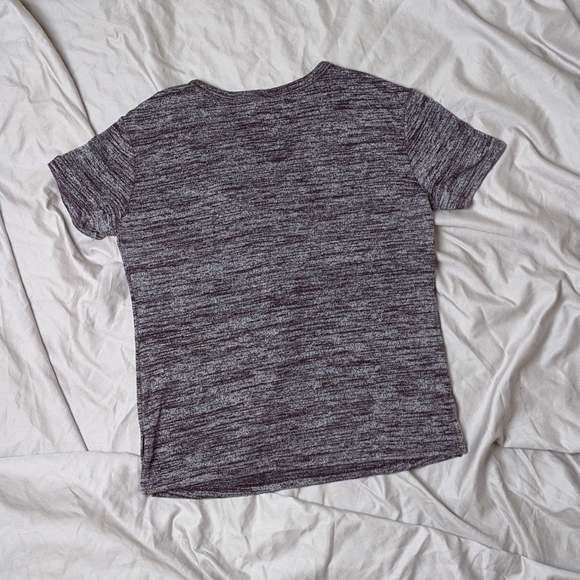 Aritzia Marled Purple T-shirt - Picture 2 of 2